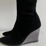 Thumbnail for Bottes Stuart Weitzman taille 10 noir en daim