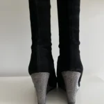 Thumbnail for Bottes Stuart Weitzman taille 10 noir en daim