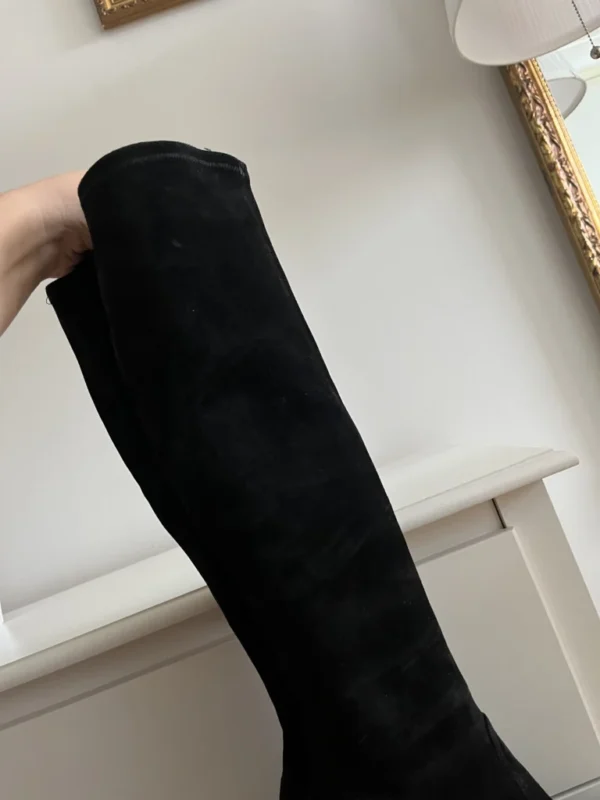 Image for Bottes Stuart Weitzman taille 10 noir en daim