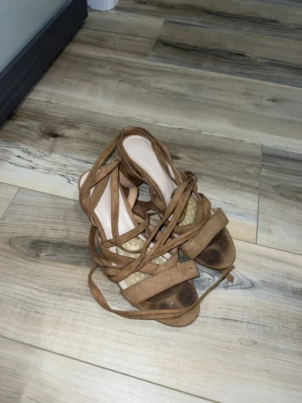 Image for Sandale à talons beige