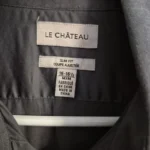 Thumbnail for Chemise grise coupe ajustée