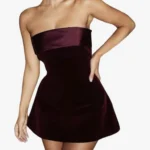 Featured thumbnail for Belle robe de velours neuve