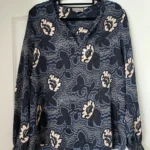 Featured thumbnail for Ted Baker navy blue blouse size M