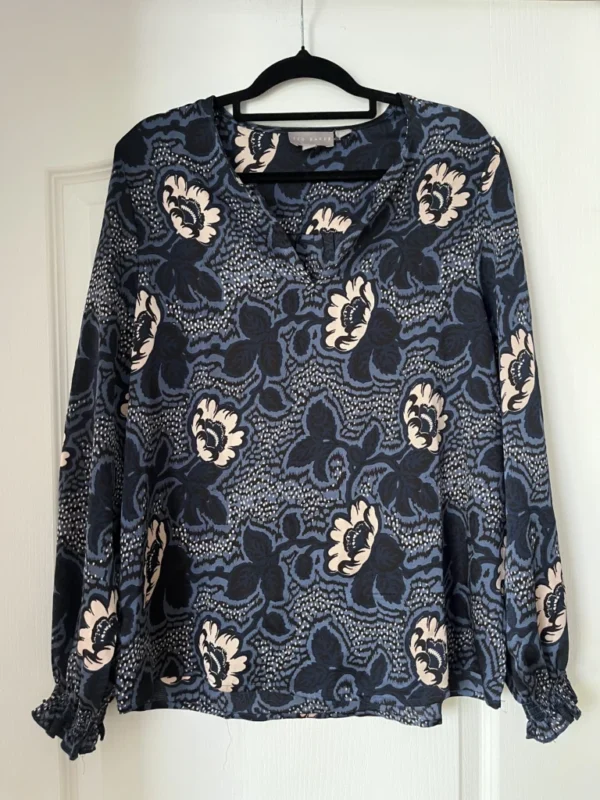 Featured image for Ted Baker navy blue blouse size M