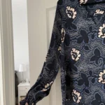 Thumbnail for Ted Baker navy blue blouse size M