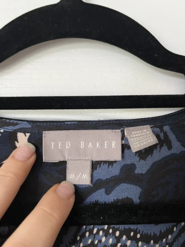 Image for Ted Baker navy blue blouse size M