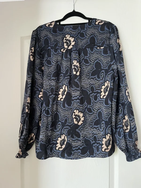 Image for Ted Baker navy blue blouse size M