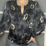 Thumbnail for Ted Baker navy blue blouse size M