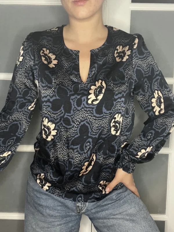 Image for Ted Baker navy blue blouse size M