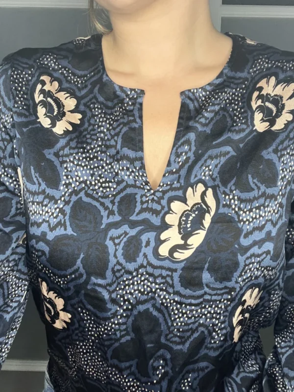 Image for Ted Baker navy blue blouse size M