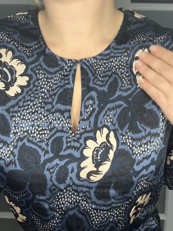 Image for Ted Baker navy blue blouse size M