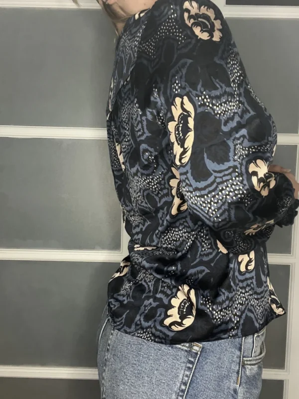 Image for Ted Baker navy blue blouse size M