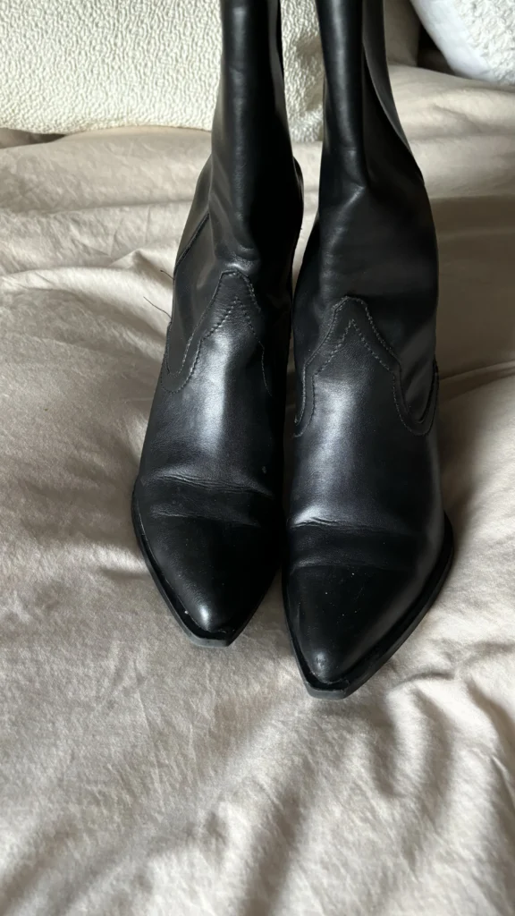 Image for Bottes hautes noires Zara
