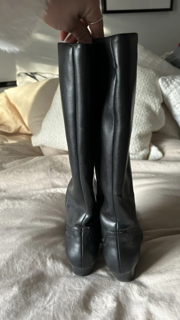Image for Bottes hautes noires Zara
