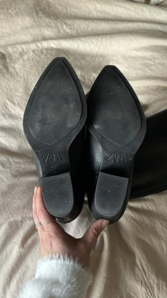Image for Bottes hautes noires Zara