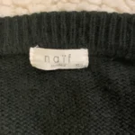 Thumbnail for Naïf forest green jumper