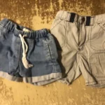 Featured thumbnail for Shorts jeans bébé naissant