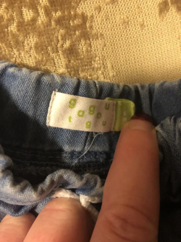 Image for Shorts jeans bébé naissant