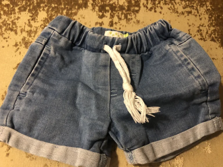 Image for Shorts jeans bébé naissant