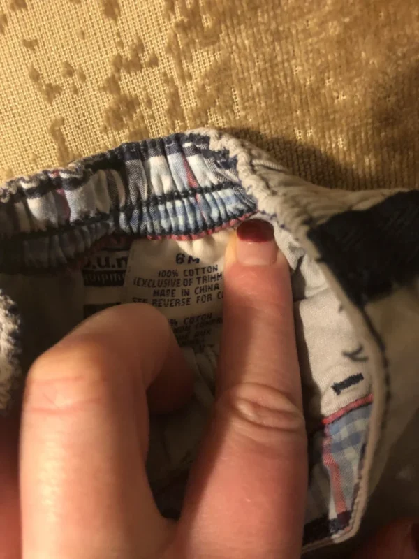 Image for Shorts toile de coton bébé naissant