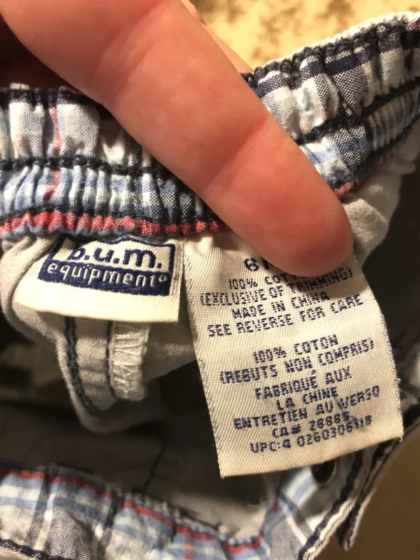 Image for Shorts toile de coton bébé naissant