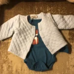 Thumbnail for Veste coton bébé naissant