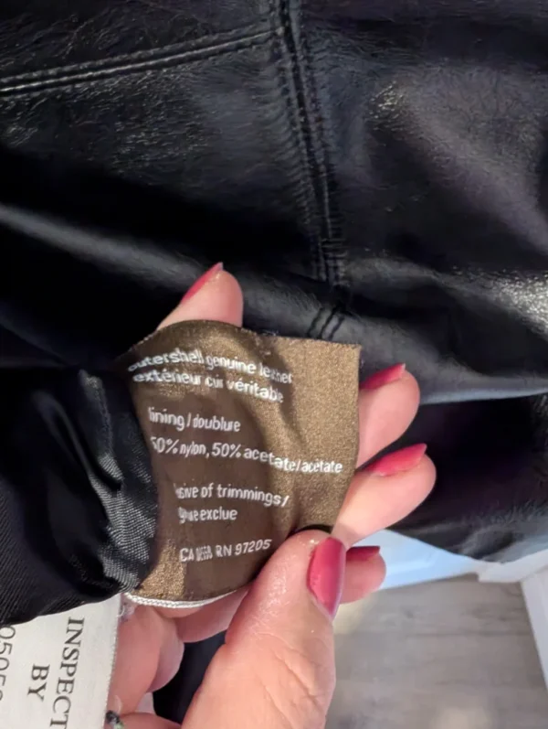 Image for Danier/Manteau en Cuir Sz S