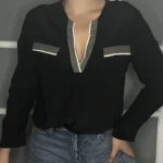 Thumbnail for Joie 100% silk blouse size M