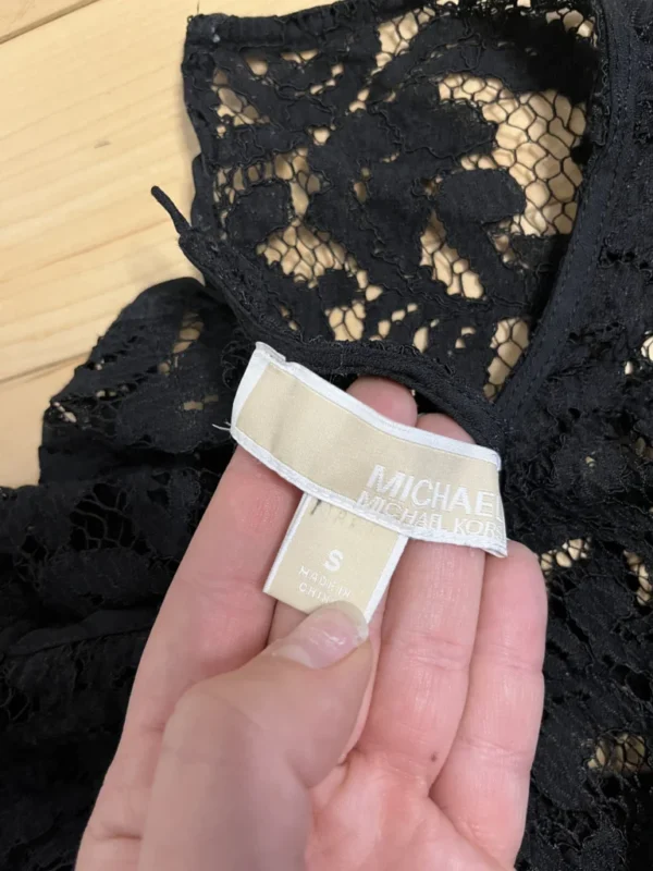 Image for Black lace blouse Michael Kors