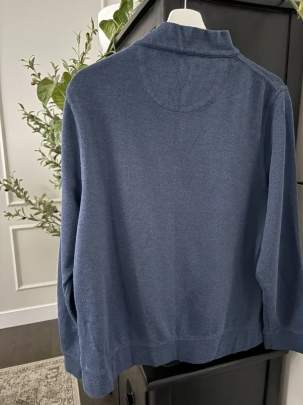 Image for Blue 1/4 zip jumper