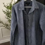 Featured thumbnail for Ultra-soft denim shirt, slim fit