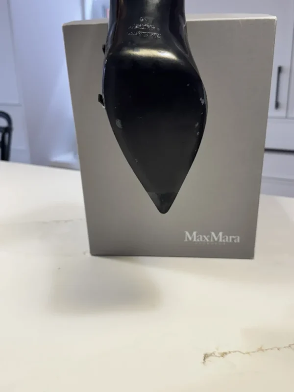 Image for Max Mara shiny leather heels