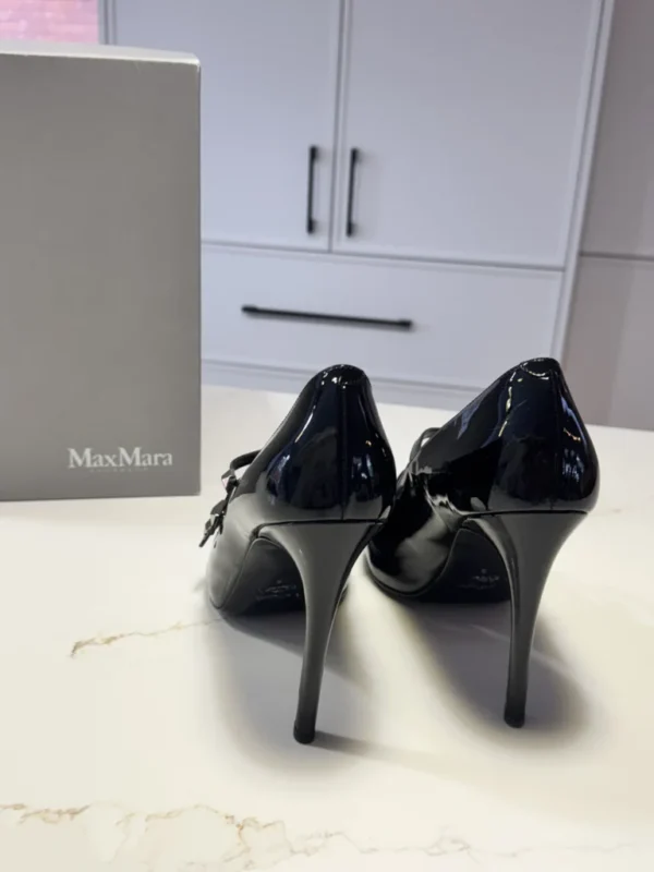 Image for Max Mara shiny leather heels