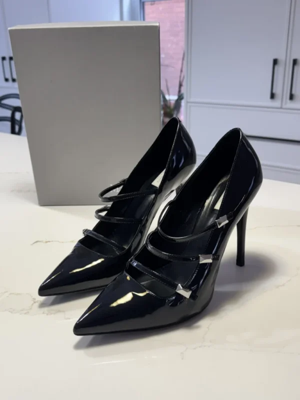 Image for Max Mara shiny leather heels