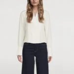 Thumbnail for FRAME blouse 100% silk off-white