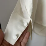 Thumbnail for FRAME blouse 100% silk off-white