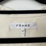 Thumbnail for FRAME blouse 100% silk off-white