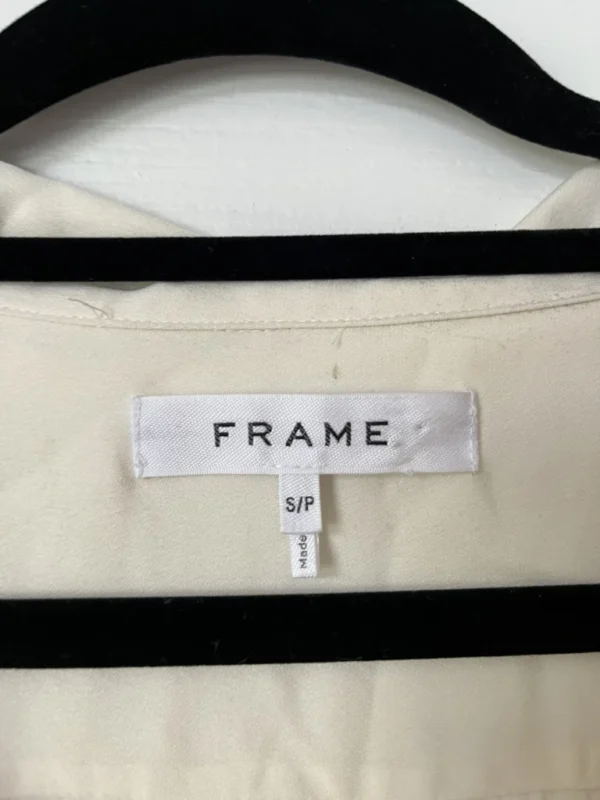 Image for FRAME blouse 100% silk off-white