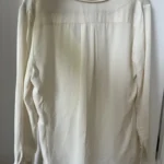 Thumbnail for FRAME blouse 100% silk off-white