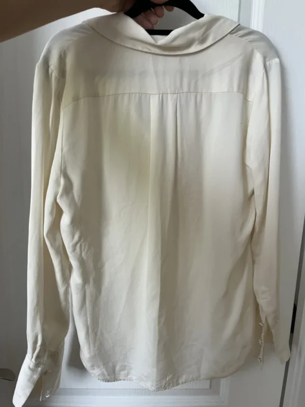 Image for FRAME blouse 100% silk off-white