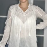 Thumbnail for Ralph Lauren white lace blouse