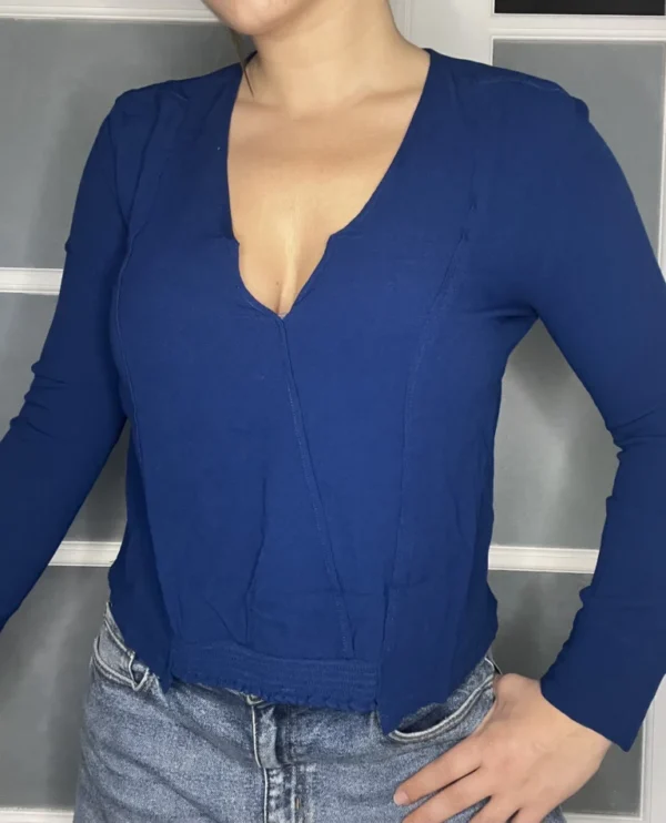 Featured image for Bash blue blouse size 2 (M)