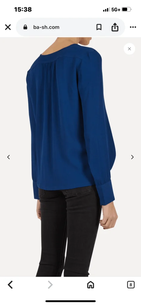 Image for Bash blue blouse size 2 (M)
