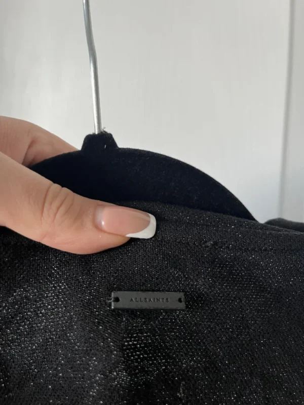 Image for Allsaints black sequin dress