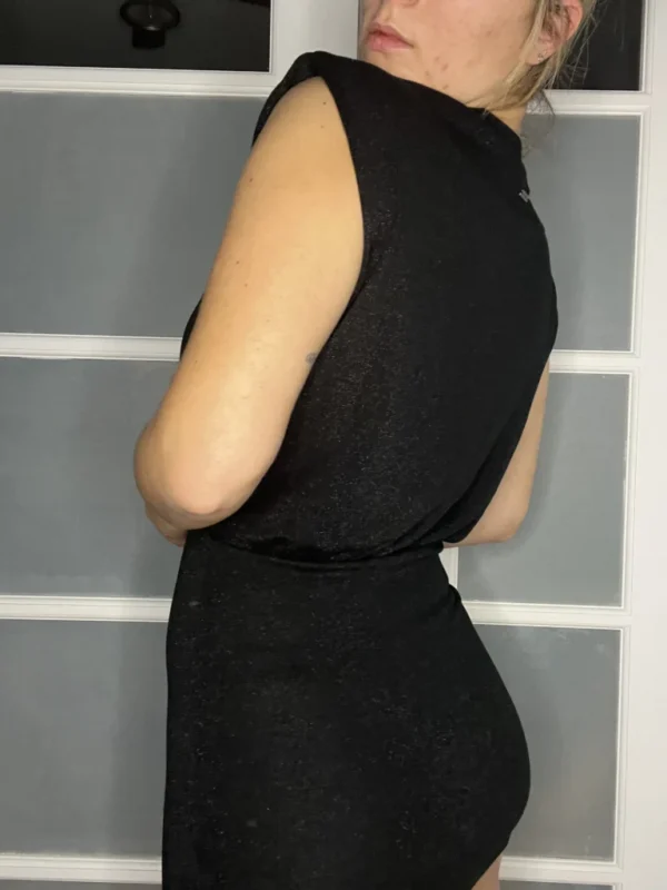 Image for Allsaints black sequin dress