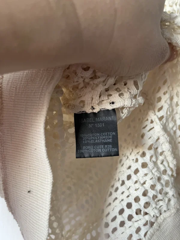 Image for Isabel Marrant fishnet blouse size 2
