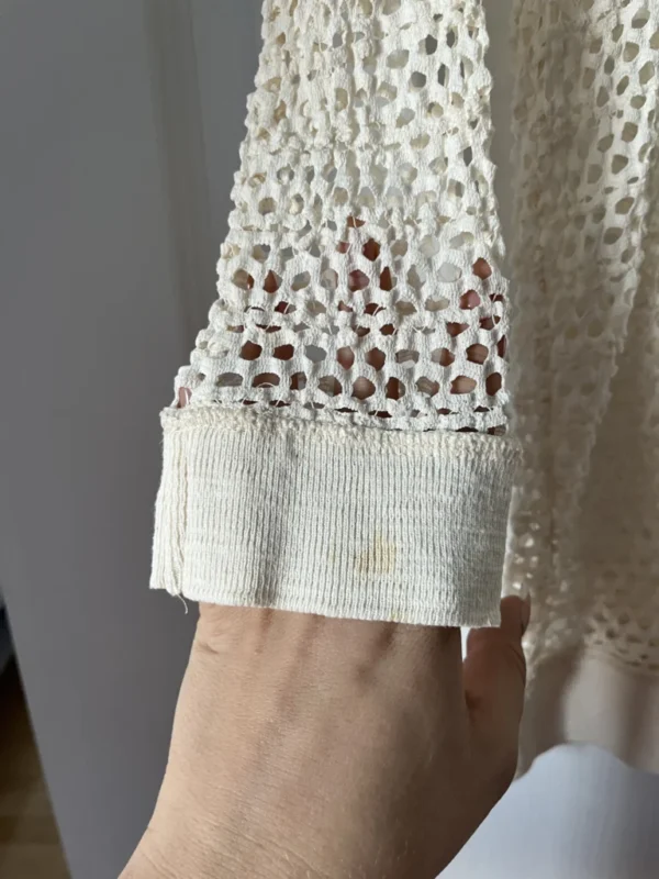 Image for Isabel Marrant fishnet blouse size 2