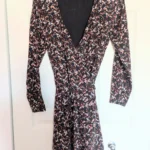 Featured thumbnail for Robe Sézane modèle Estelle couleur confettis en soie taille 38