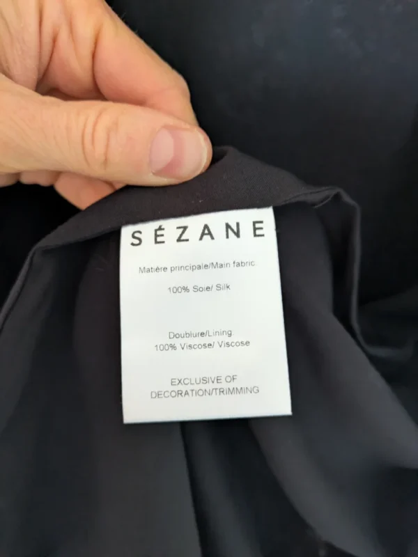 Image for Robe Sézane modèle Estelle couleur confettis en soie taille 38