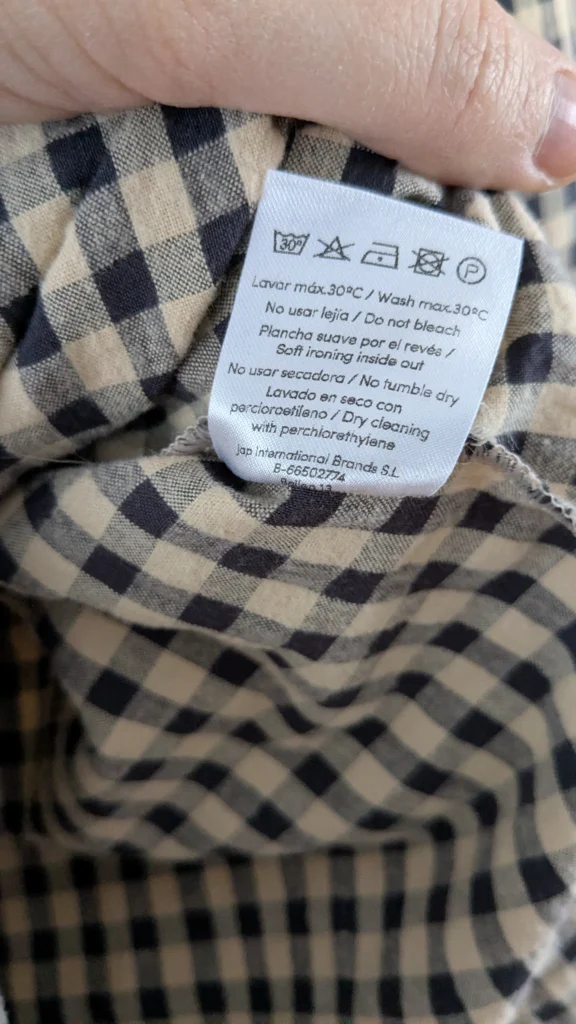 Image for Blouse gingham à manche bouffante